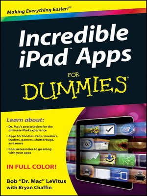cover image of Incredible iPad Apps For Dummies
